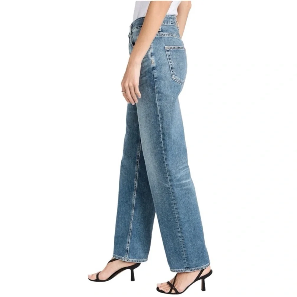 AG Knoxx High Rise Baggy Boyfriend Jeans NWT Denim Relaxed - Picture 4 of 12